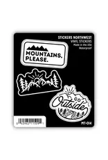 Stickers Northwest Outdoorsy 2 Mini Sticker Trio