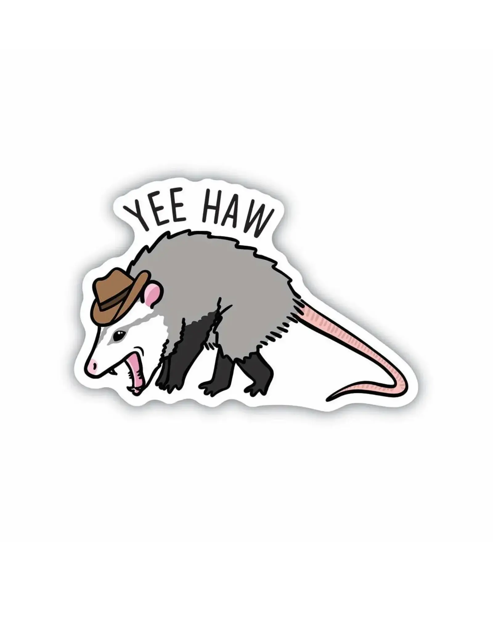 Stickers Northwest Yee Haw Cowboy Possum Vinyl Sticker