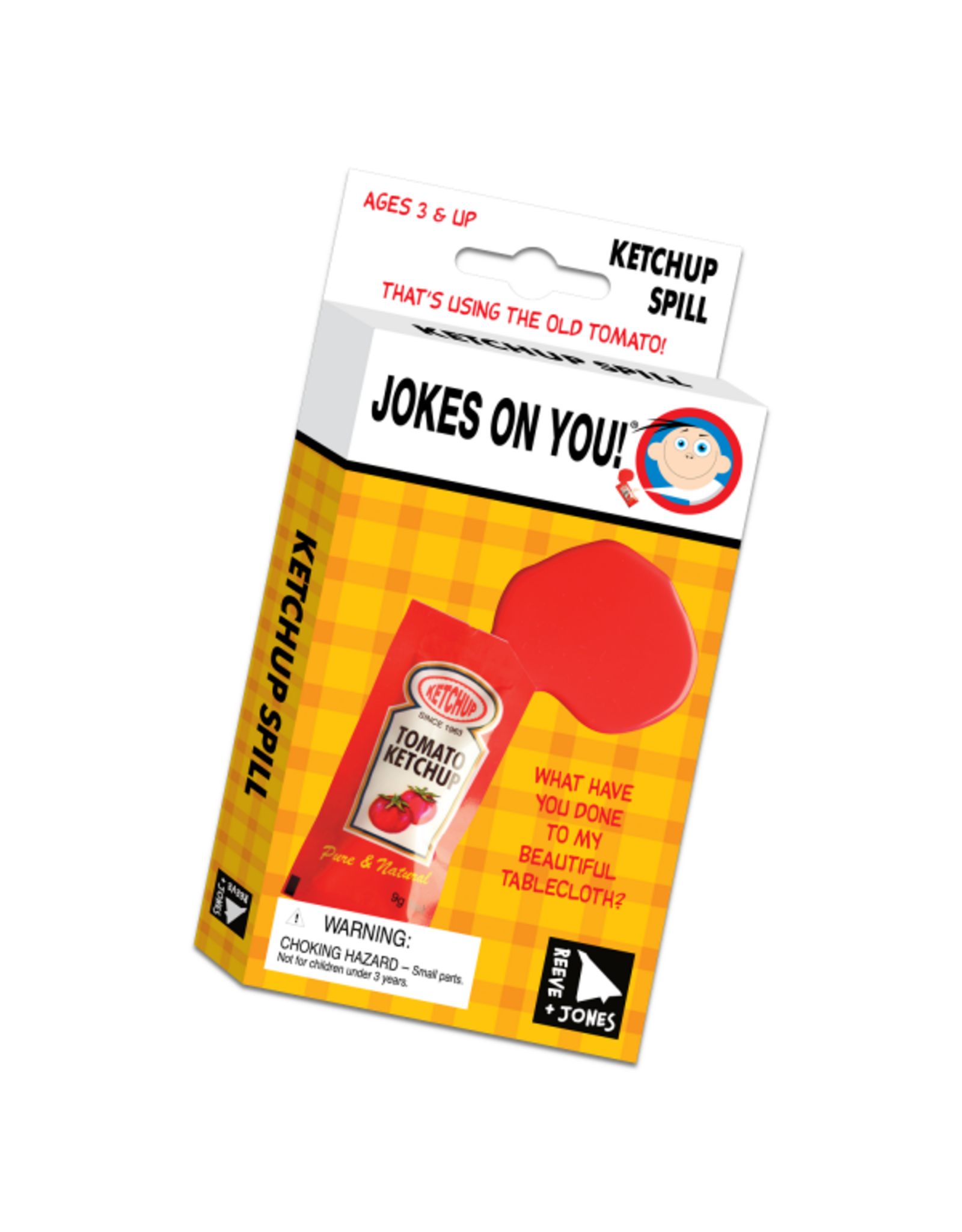 Reeve + Jones Jokes On You - Ketchup Spill