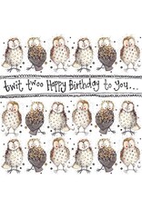 Alex Clark Art Owls Card