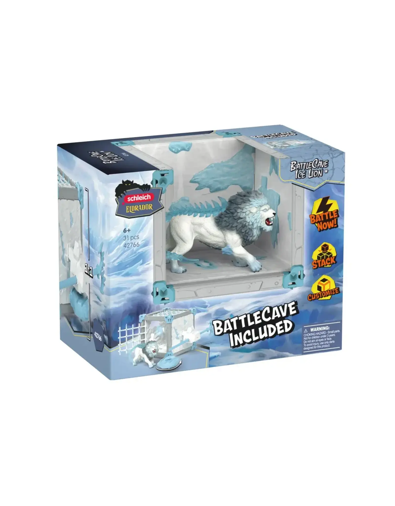 Schleich Eldrador Creatures BattleCave - Ice Lion