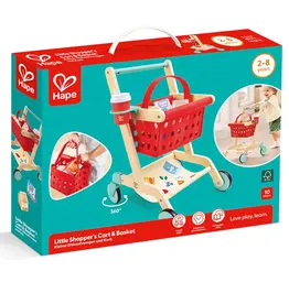 Hape Hape Little Shopper's Cart & Basket