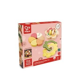 Hape Hape Artful Flowers Rattle Trio