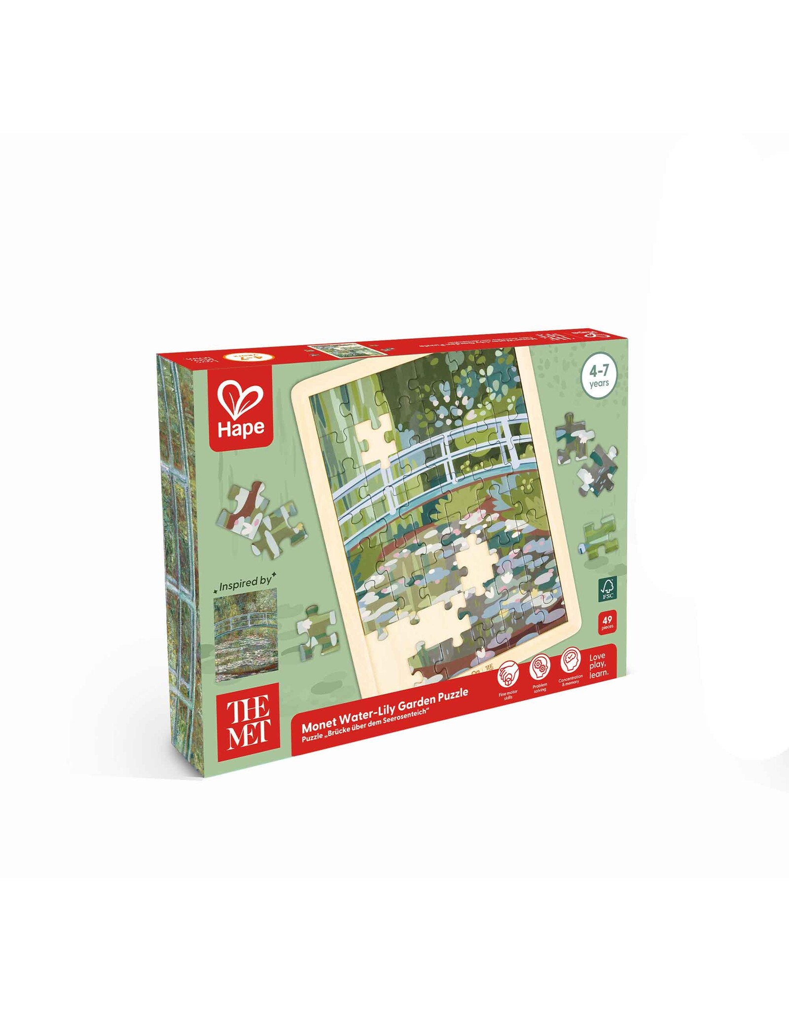 Hape Hape Monet Water-Lily Garden Puzzle