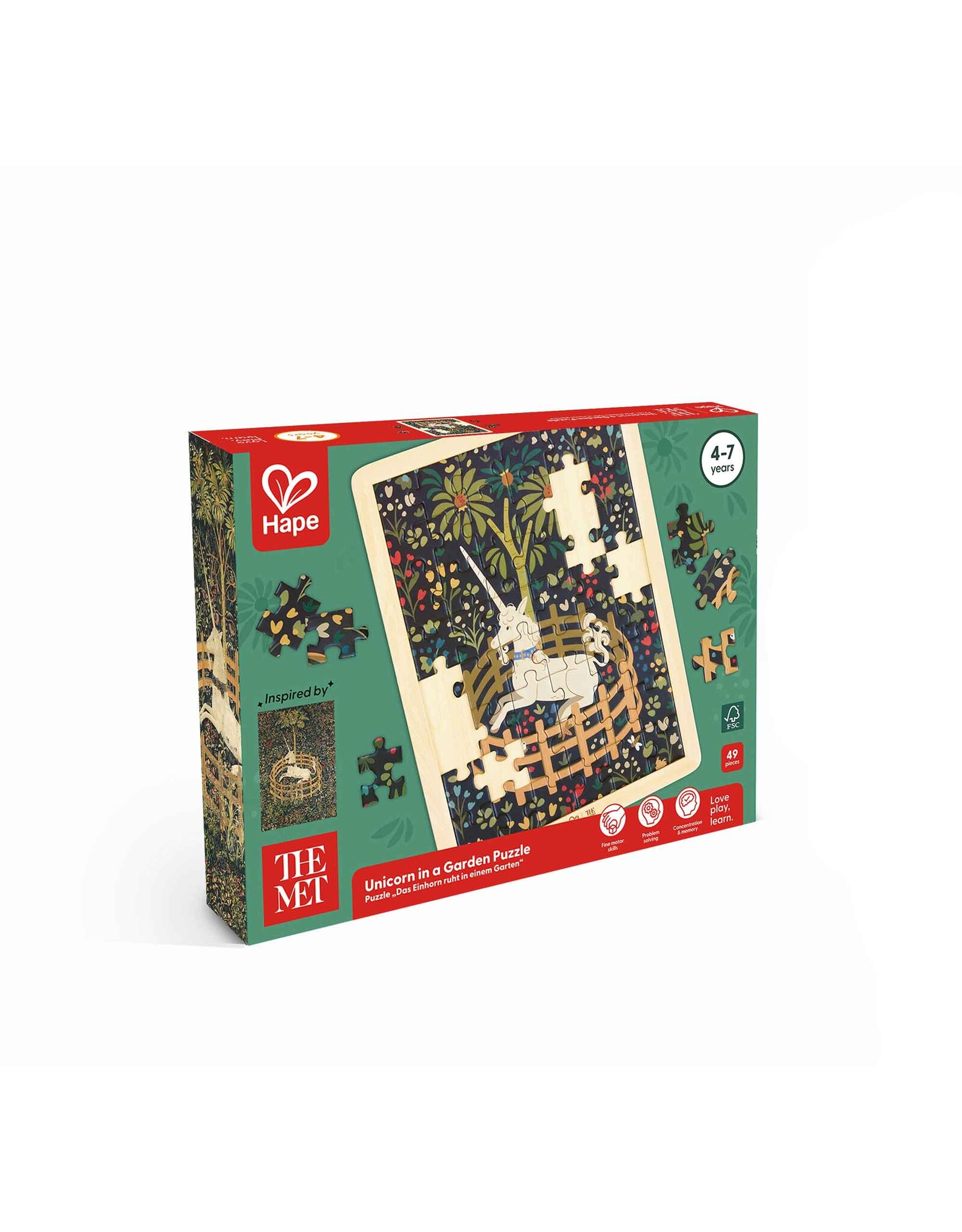 Hape Hape Unicorn in a Garden Puzzle