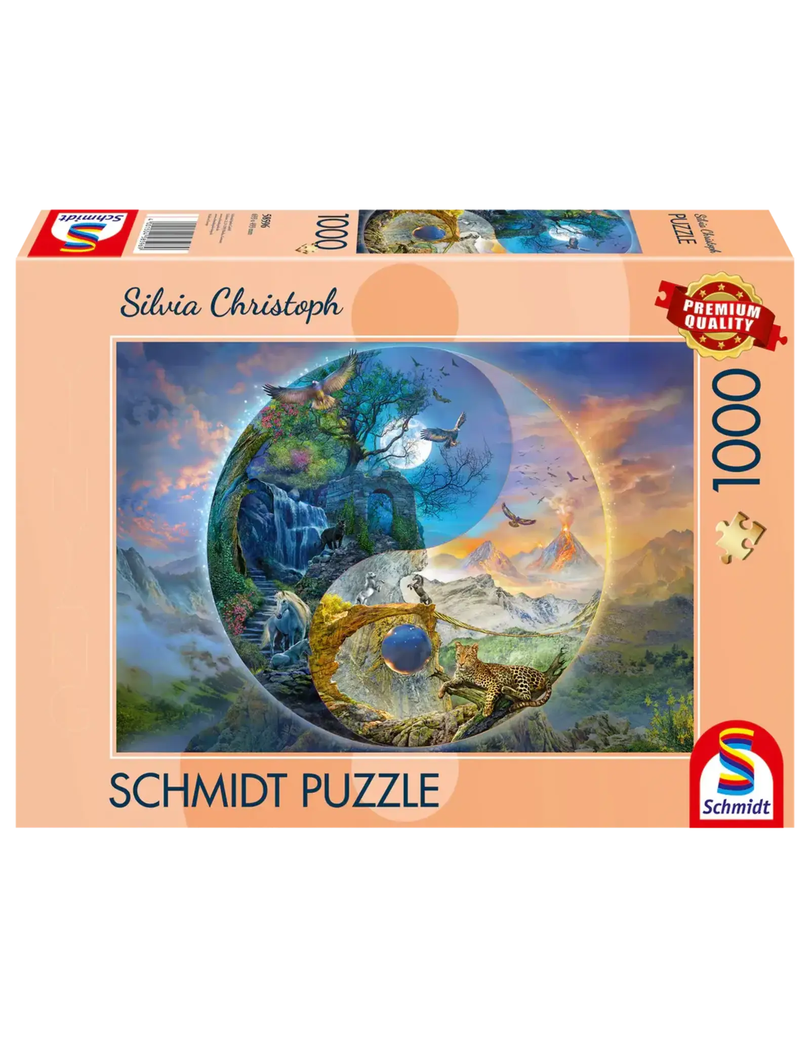Schmidt Yin & Yang Mountain Worlds 1000pc