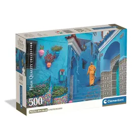 Clementoni Blue Street of Chefchaouen 500pc