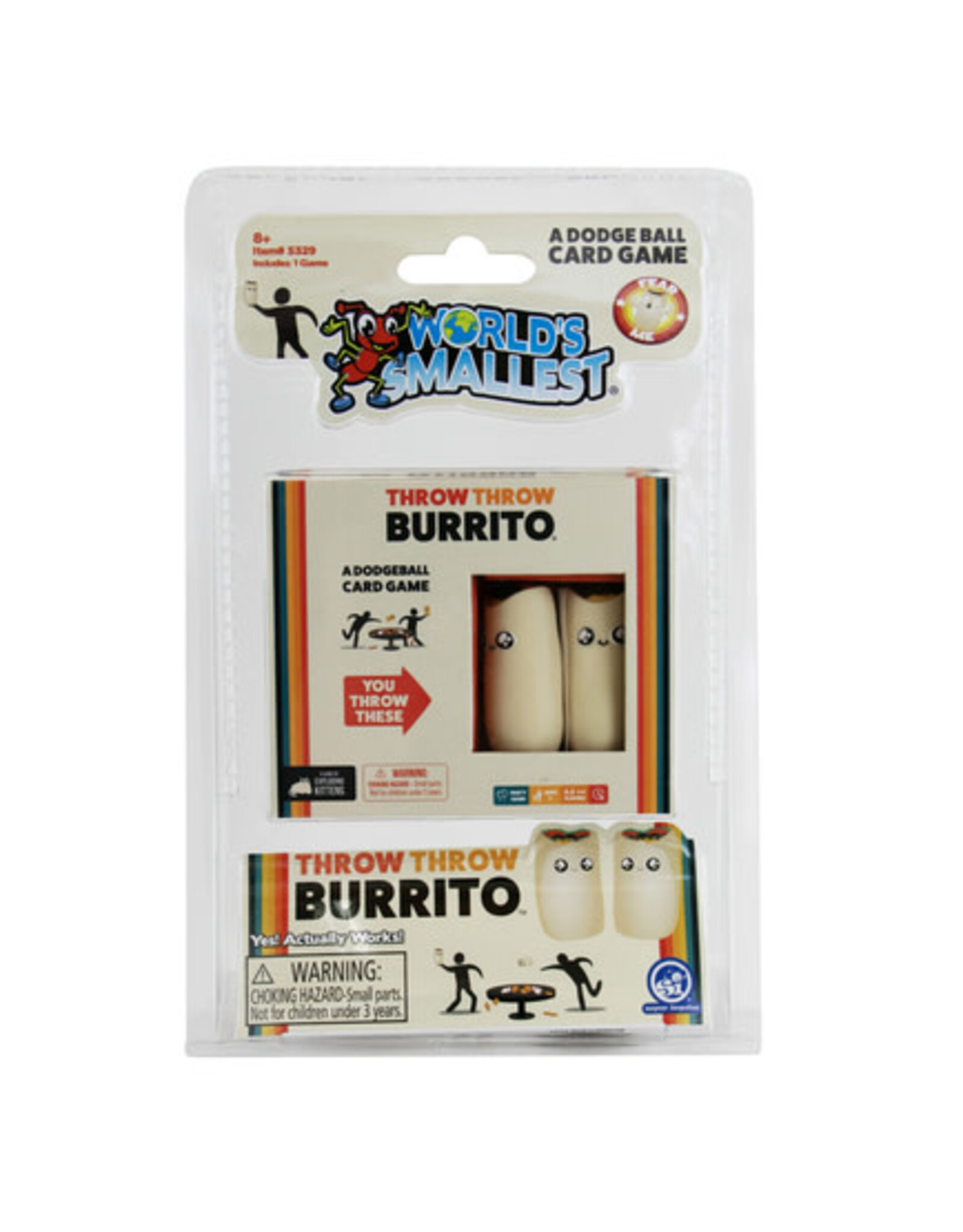 World's Smallest World's Smallest Throw Throw Burritos