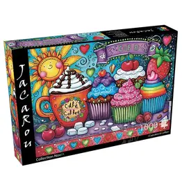 JaCaRou Puzzles Cupcakes & Coffee 1000pc