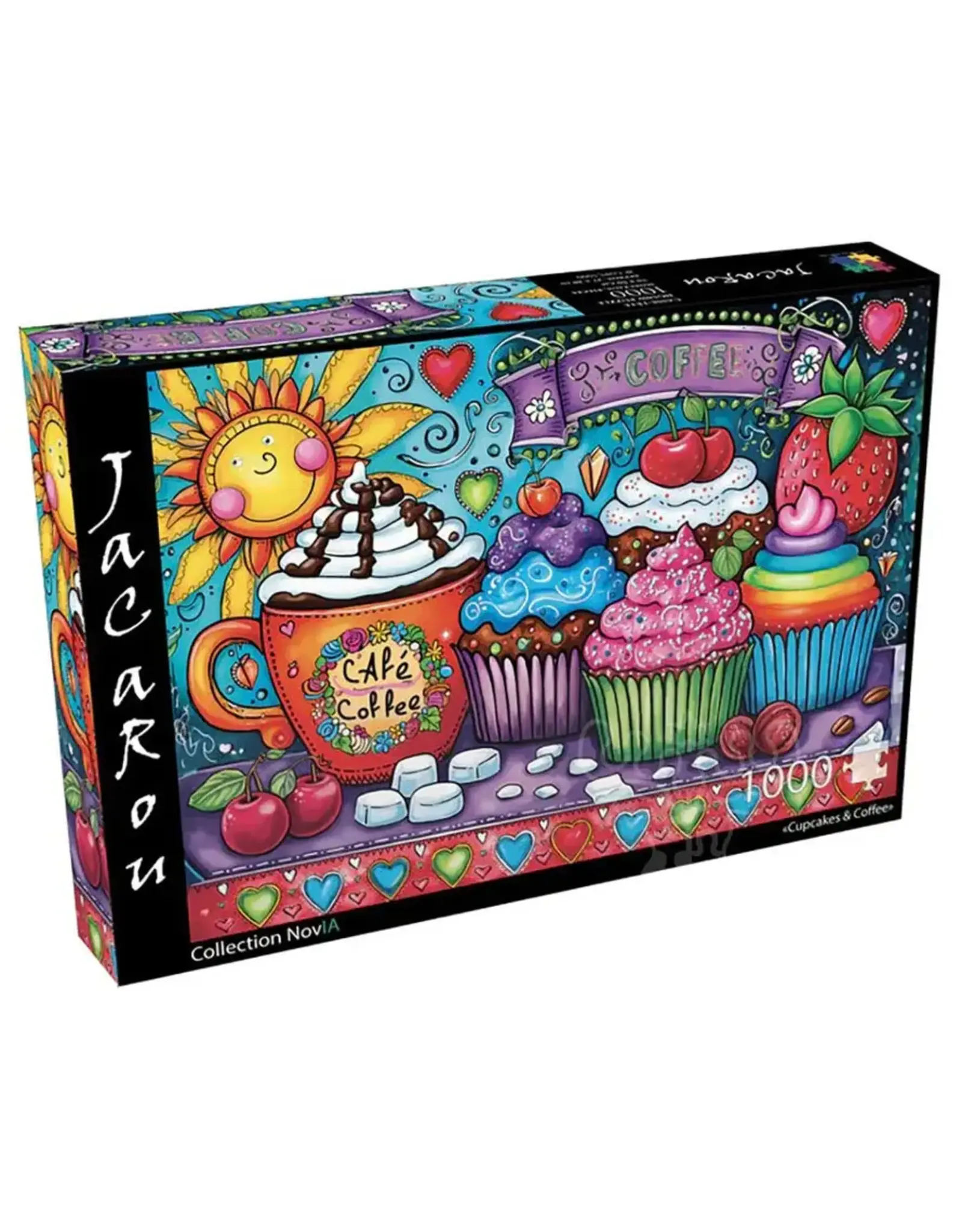 JaCaRou Puzzles Cupcakes & Coffee 1000pc
