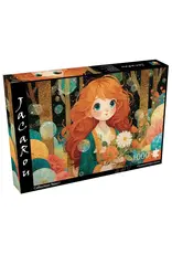 JaCaRou Puzzles Flowered Fabric Grace 1000pc