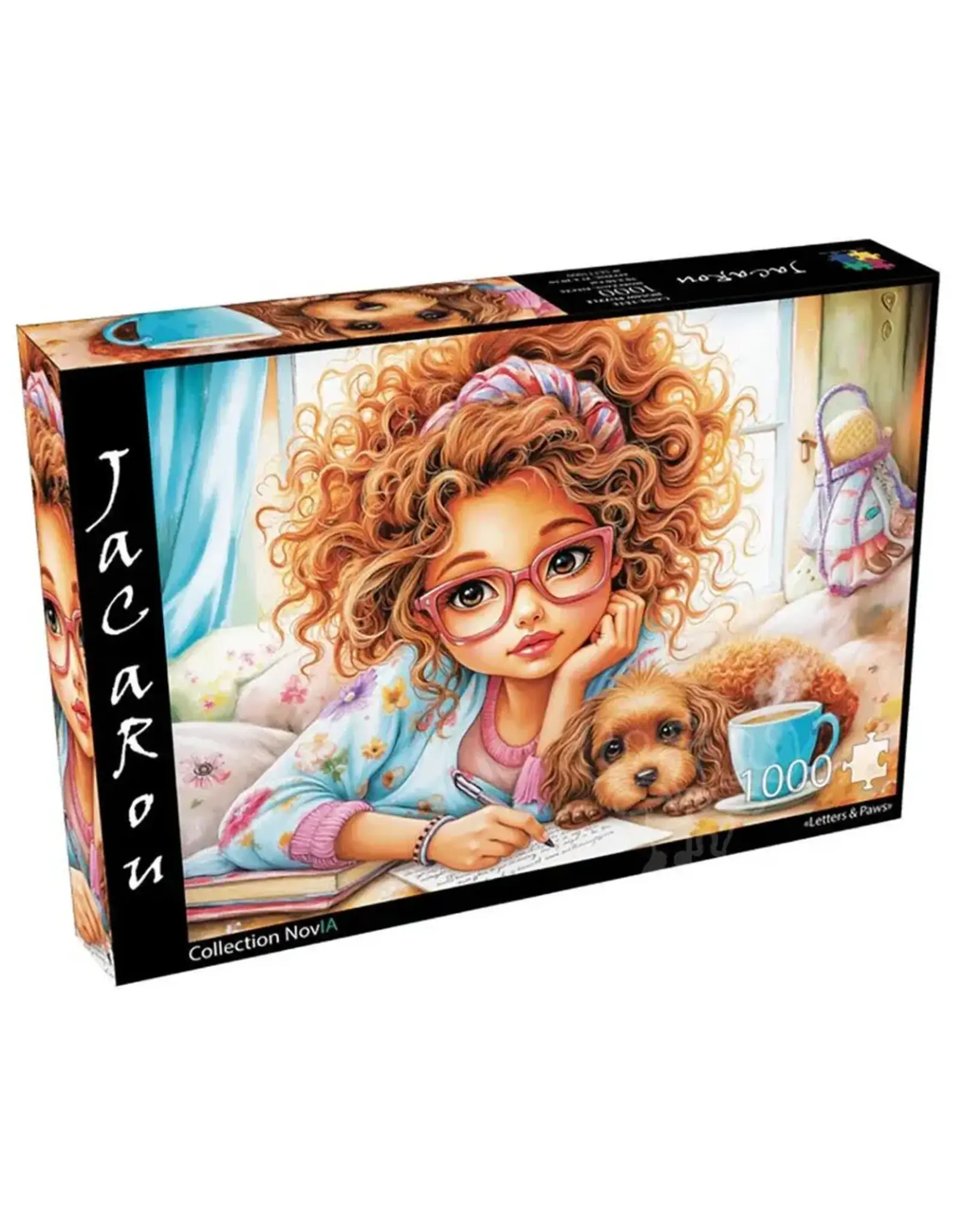 JaCaRou Puzzles Letters & Paws 1000pc