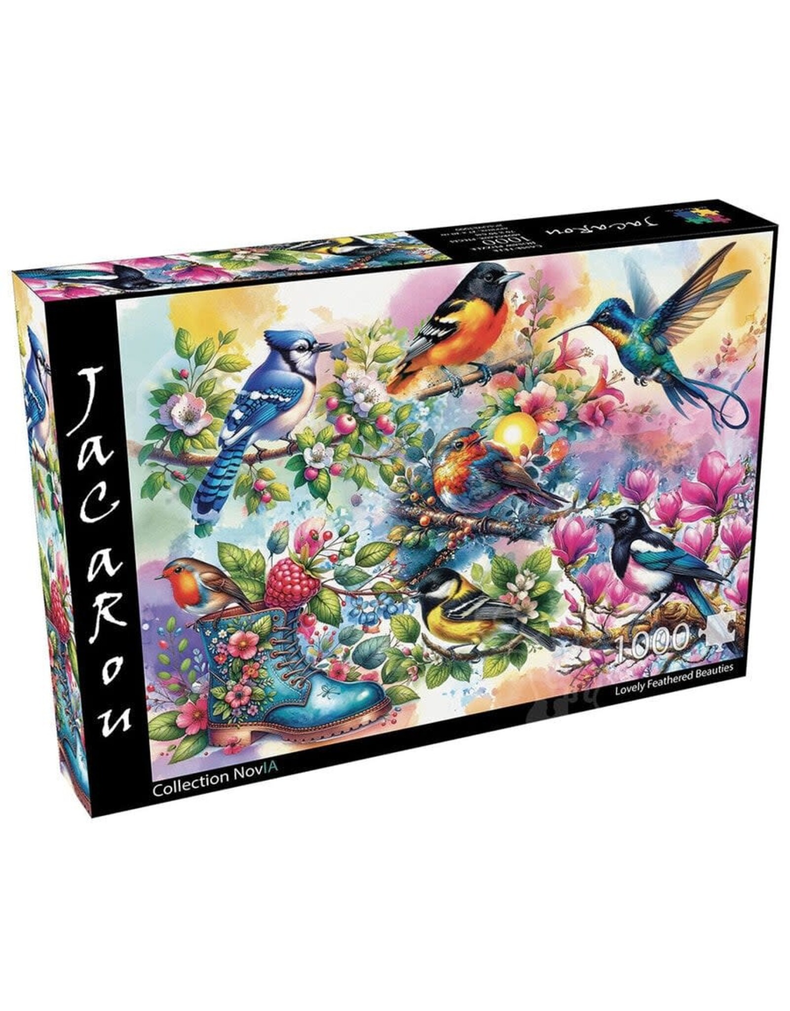 JaCaRou Puzzles Lovely Feathered Beauties 1000 pc