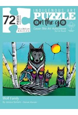 Indigenous Collection Wolf Family Puzzle - On The Go - 72 Pcs