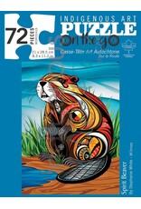 Indigenous Collection Spirit Beaver Puzzle - On The Go - 72 Pcs