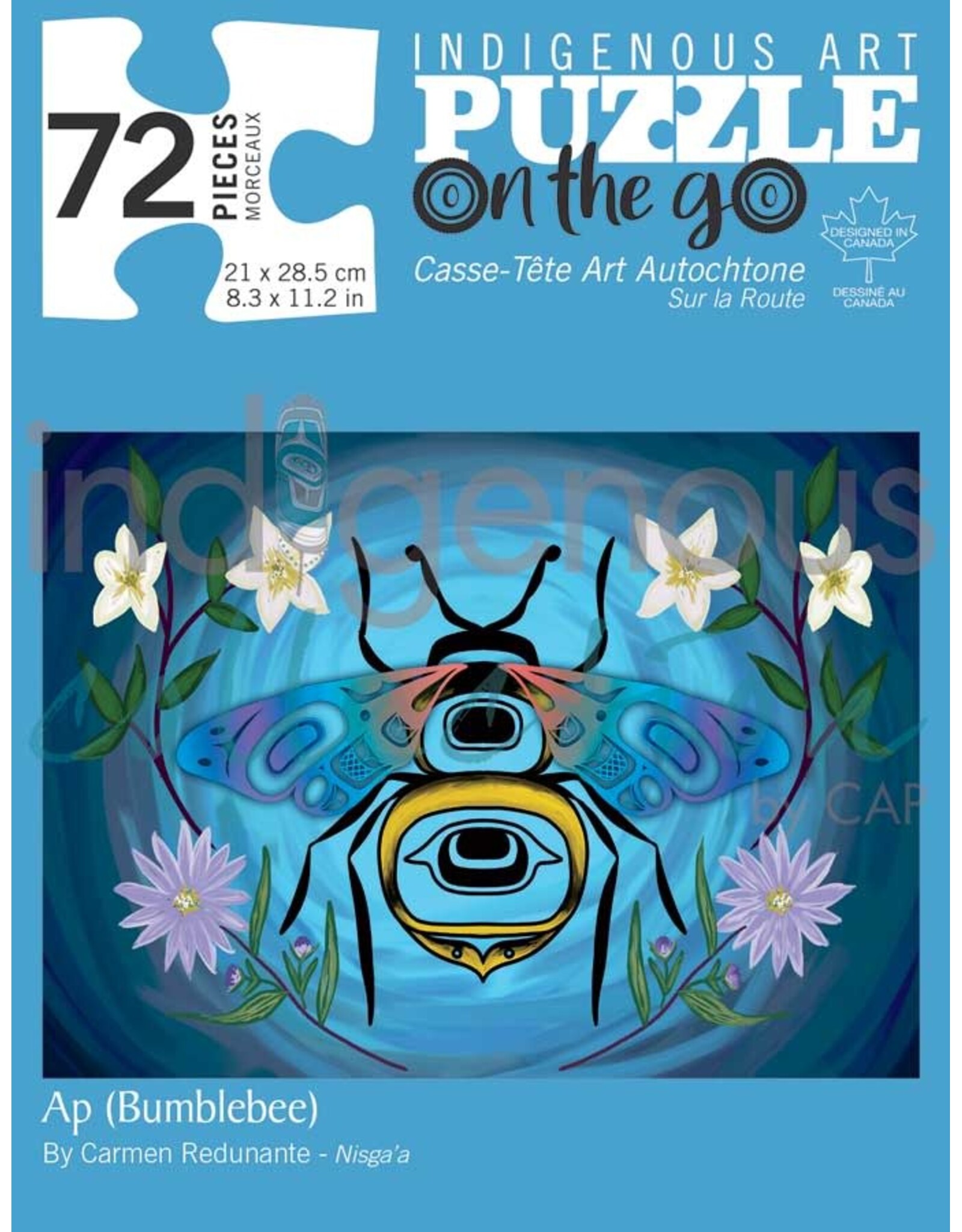 Indigenous Collection Ap (Bumblebee) Puzzle - On The Go - 72 Pcs