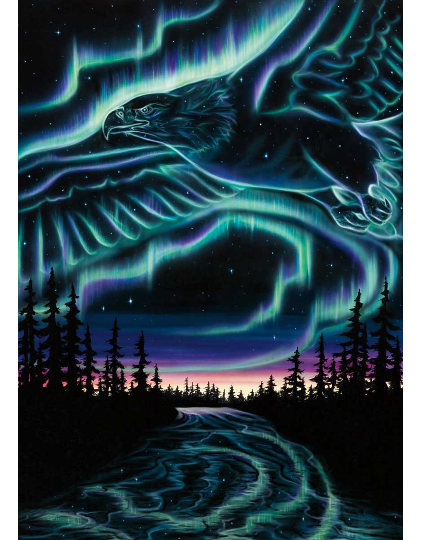 Indigenous Collection Sky Dance - Eagle Over the Sky Magnet