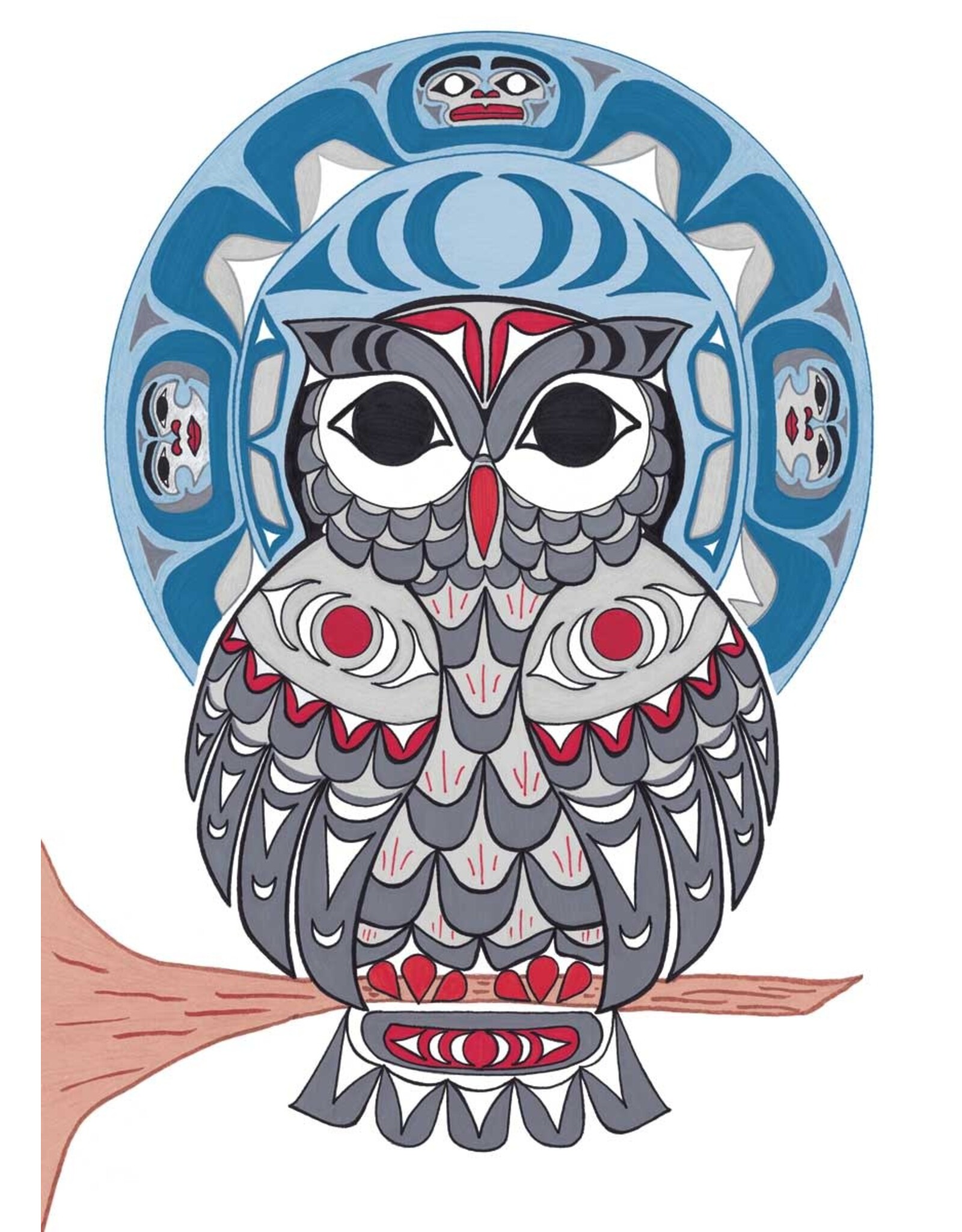 Indigenous Collection Owl Magnet
