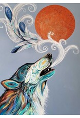 Indigenous Collection Cree Wolf Call Magnet