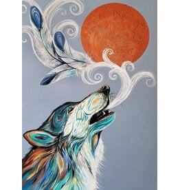 Indigenous Collection Cree Wolf Call Magnet
