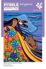 Indigenous Collection Makwa and His Quest for Honey Puzzle - Family Fun - 500 Pcs