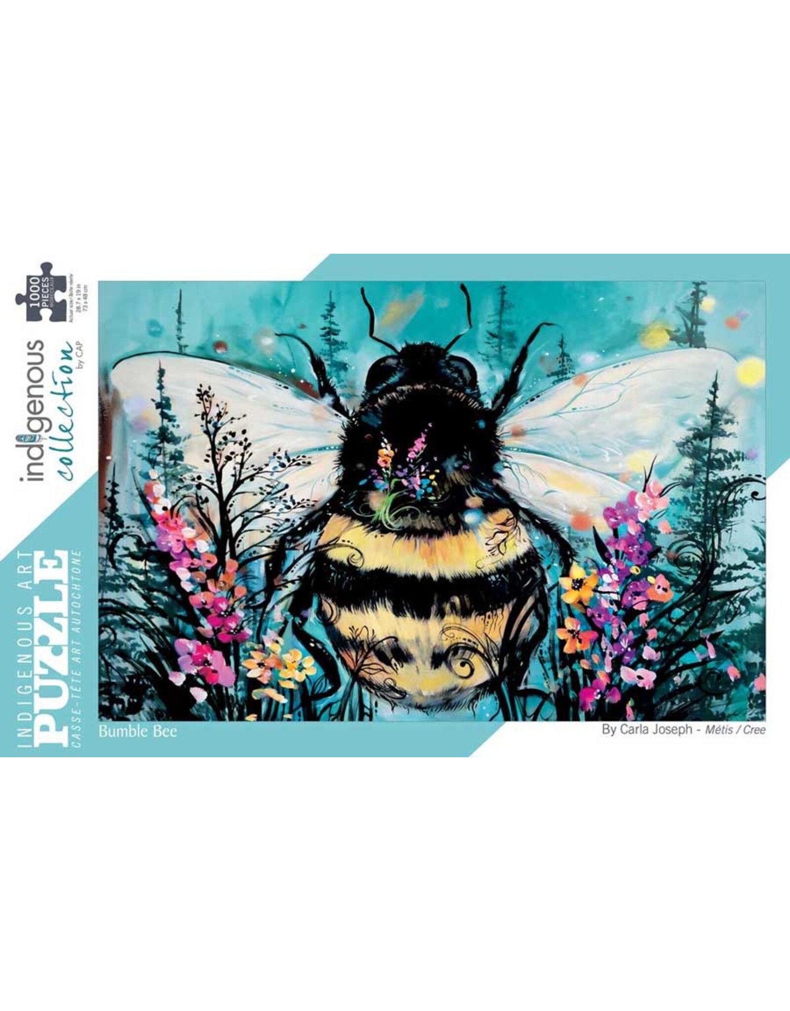 Indigenous Collection Bumble Bee Puzzle 1000pc