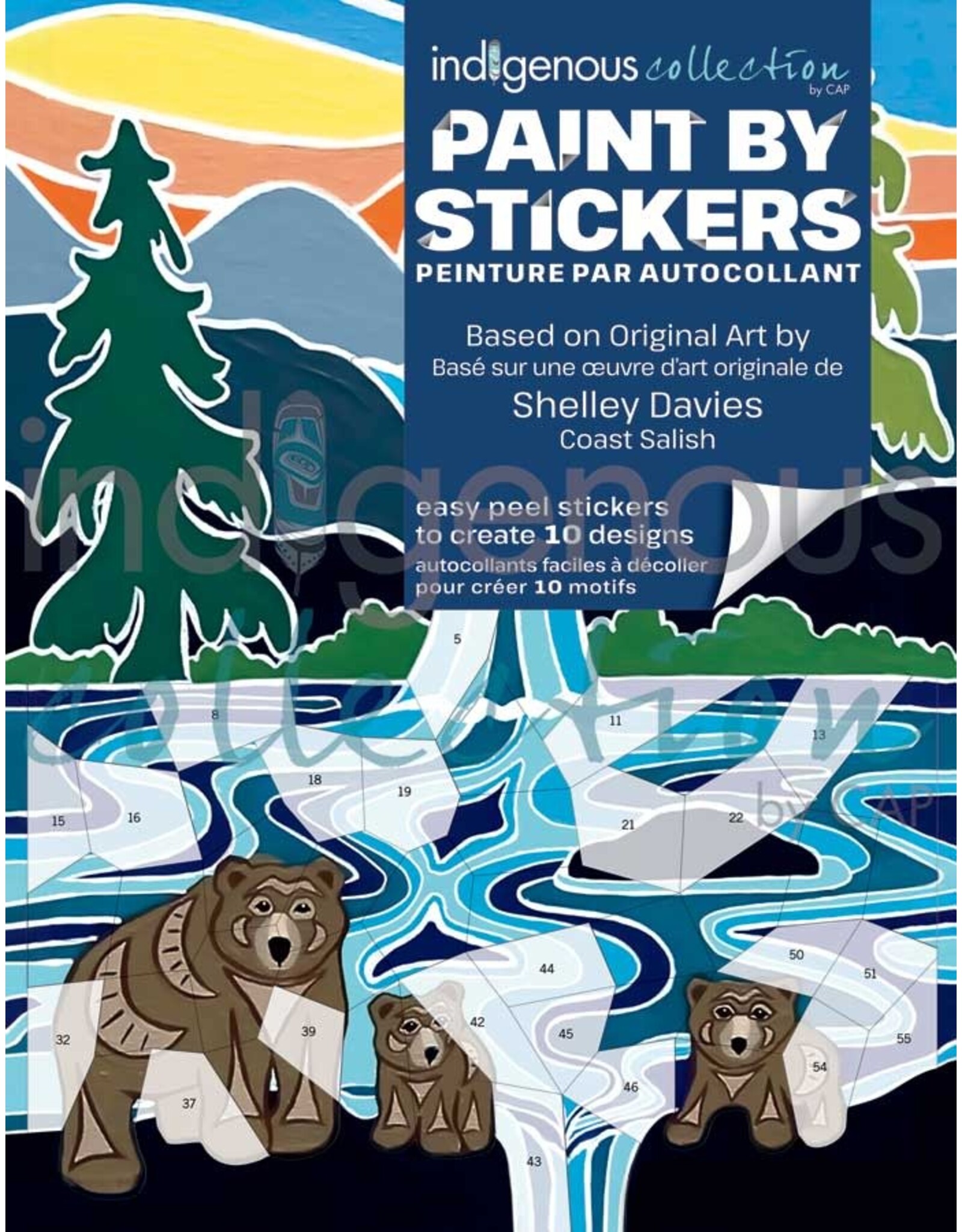 Indigenous Collection Shelley Davies Paint By Sticker Book