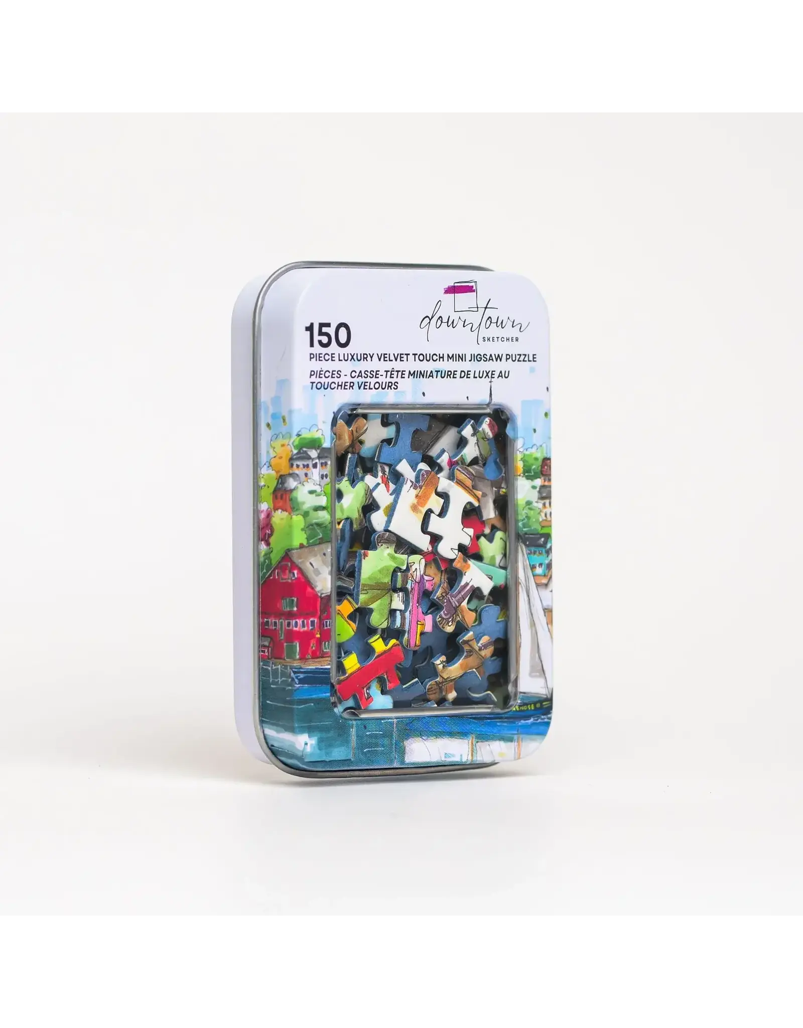 Downtown Sketcher Peggy’s Cove Village, Mini Puzzle 150pc