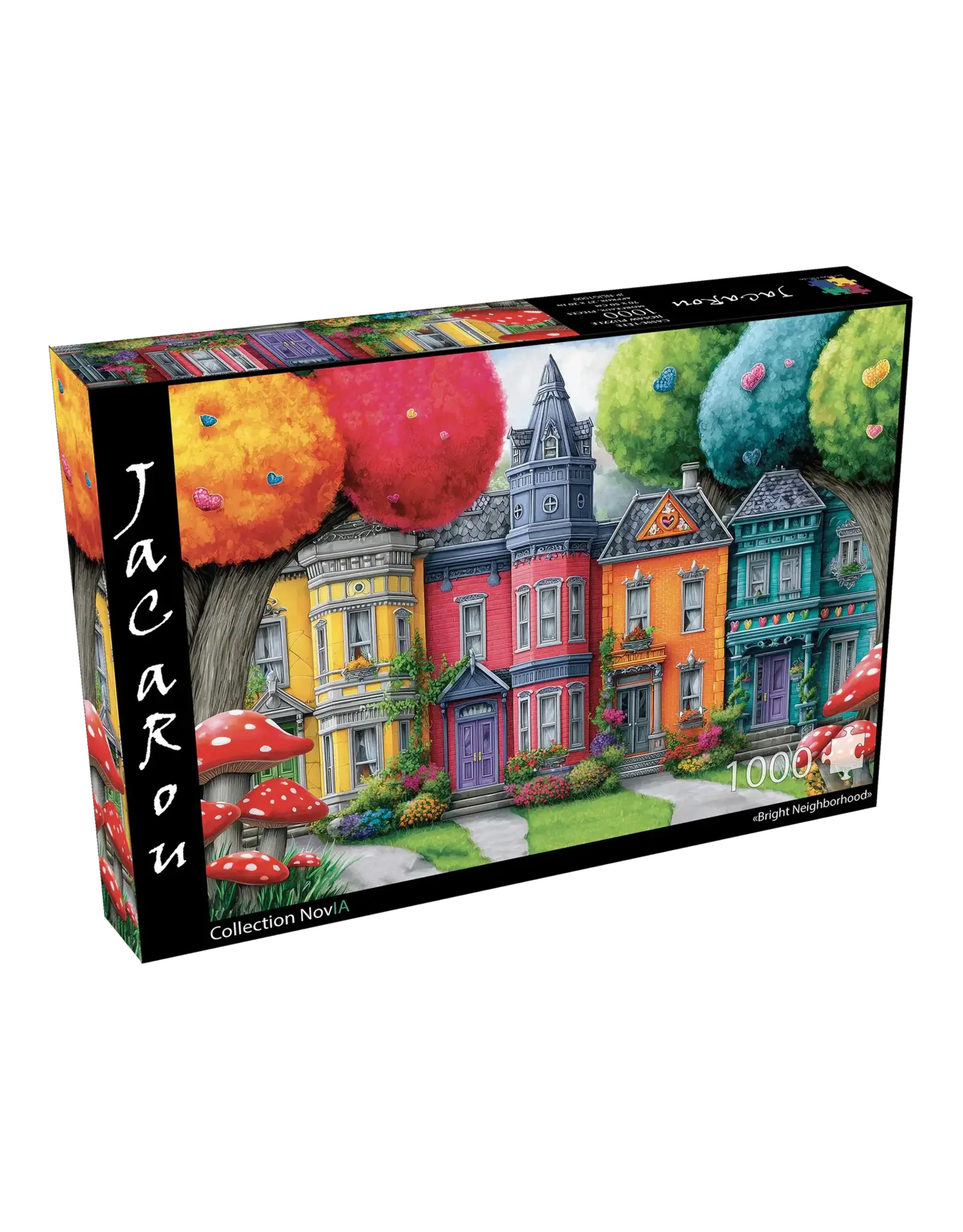 JaCaRou Puzzles Bright Neighborhood 1000pc