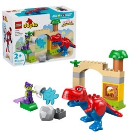 Lego Dinosaur Spidey-Rex vs. Green Goblin