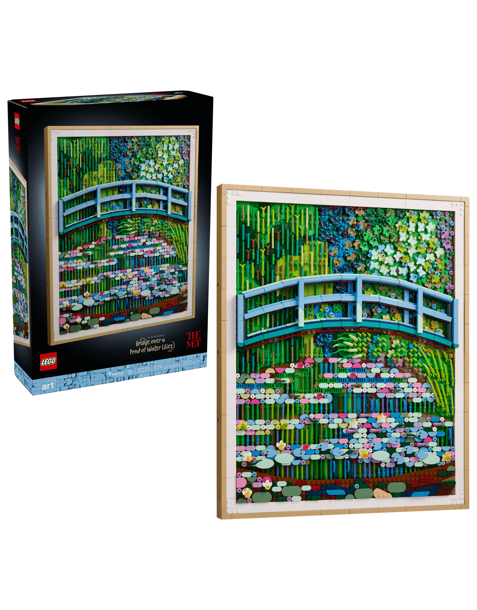 Lego Claude Monet – Bridge over a Pond of Water Lilies