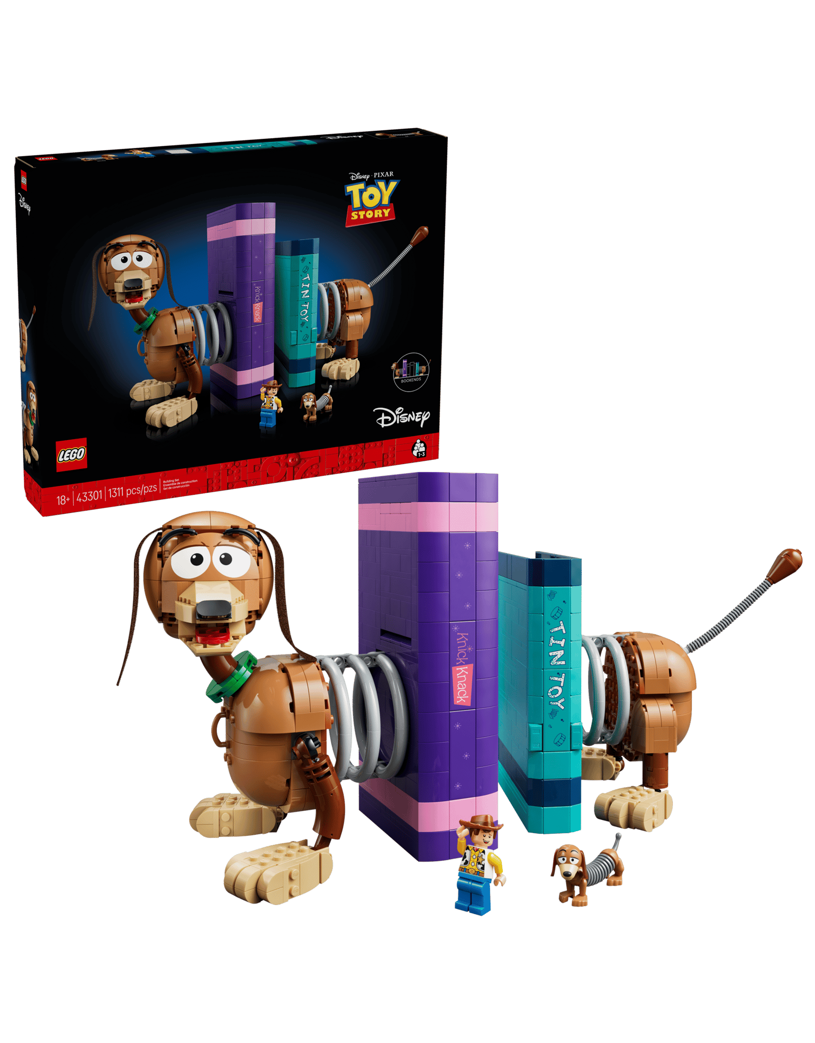 Lego Toy Story Slinky Dog Bookends