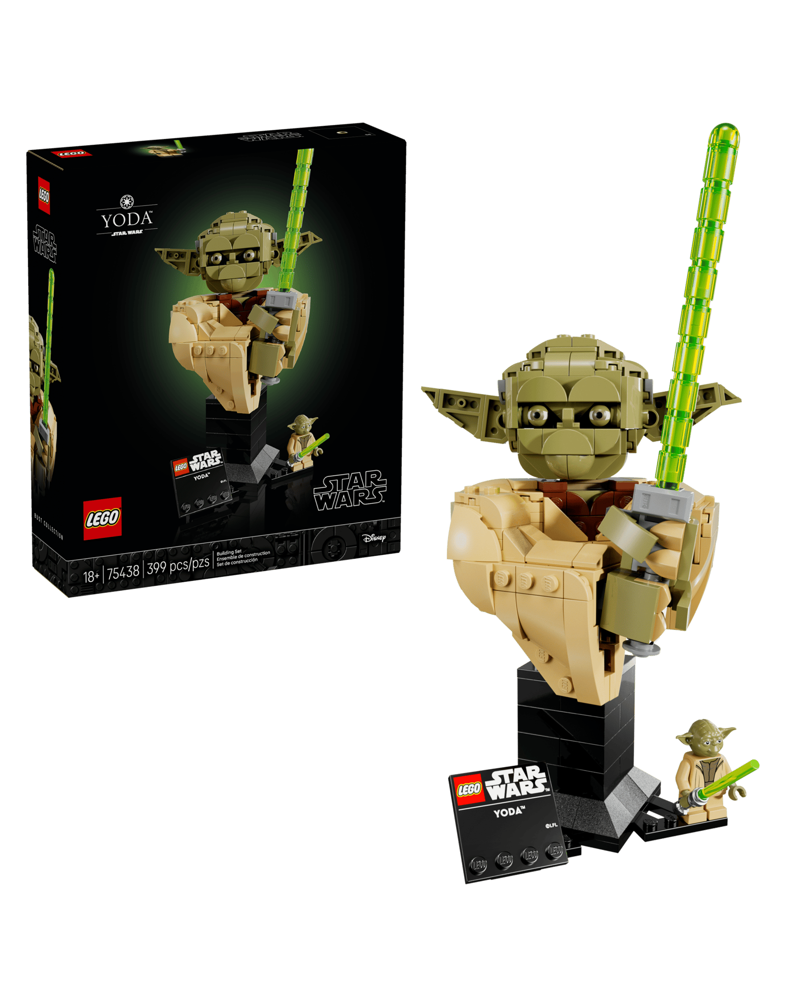 Lego Yoda Bust