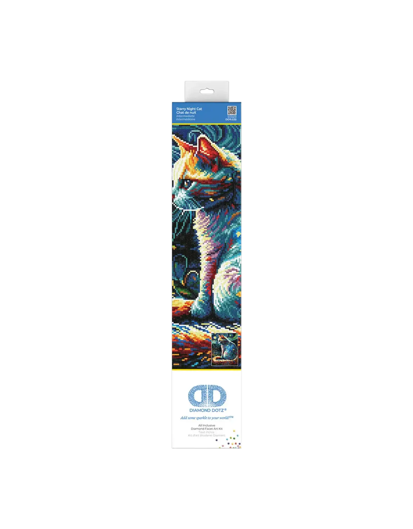 Diamond Dotz Diamond Dotz - Starry Night Cat