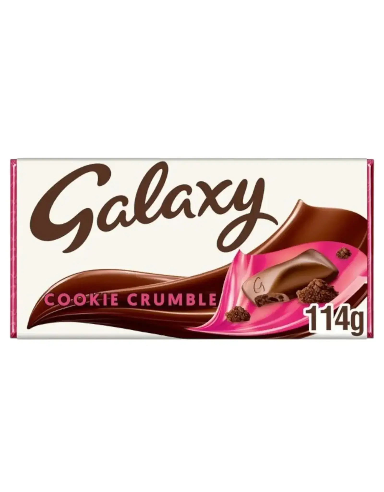Galaxy Block Cookie Crumble 114g (British)
