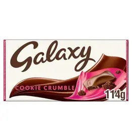 Galaxy Block Cookie Crumble 114g (British)