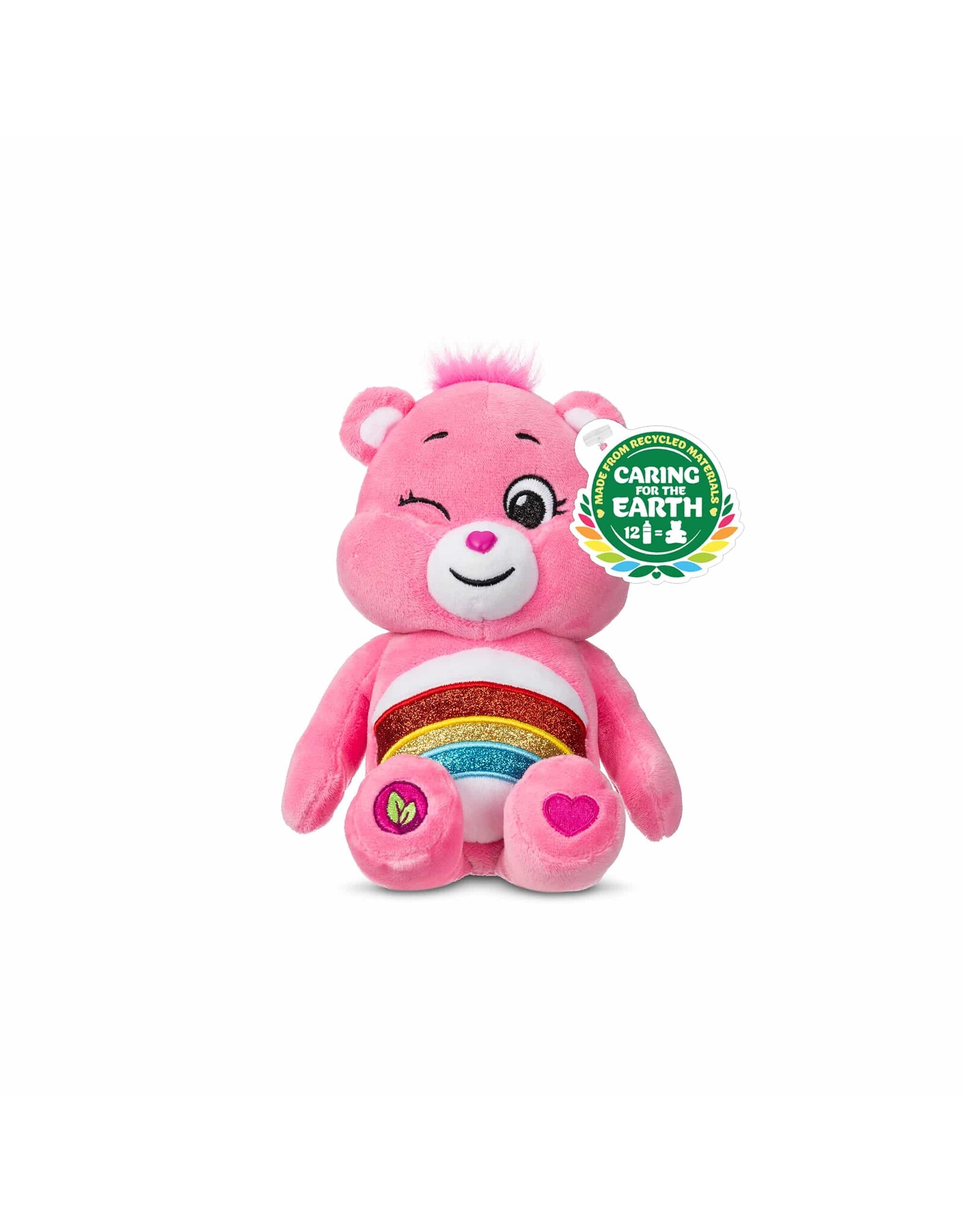 Care Bears Fun Size Sparkle Plush - Cheer Bear
