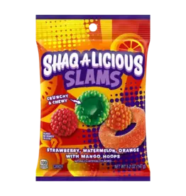 SHAQ-A-LICIOUS Slams (Strawberry, Watermelon ,Orange with Mango Hoops)