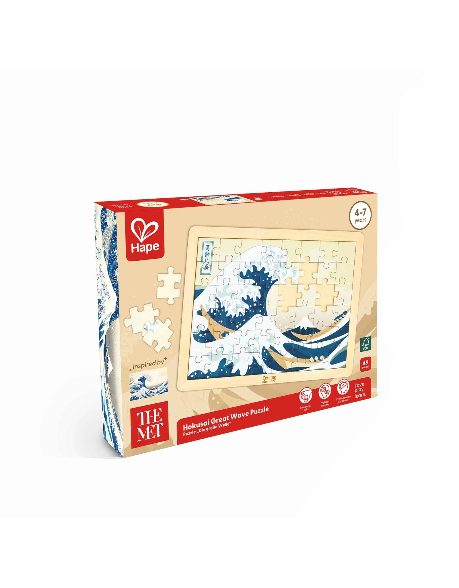 Hape Hape MET Hokusai Great Wave Puzzle