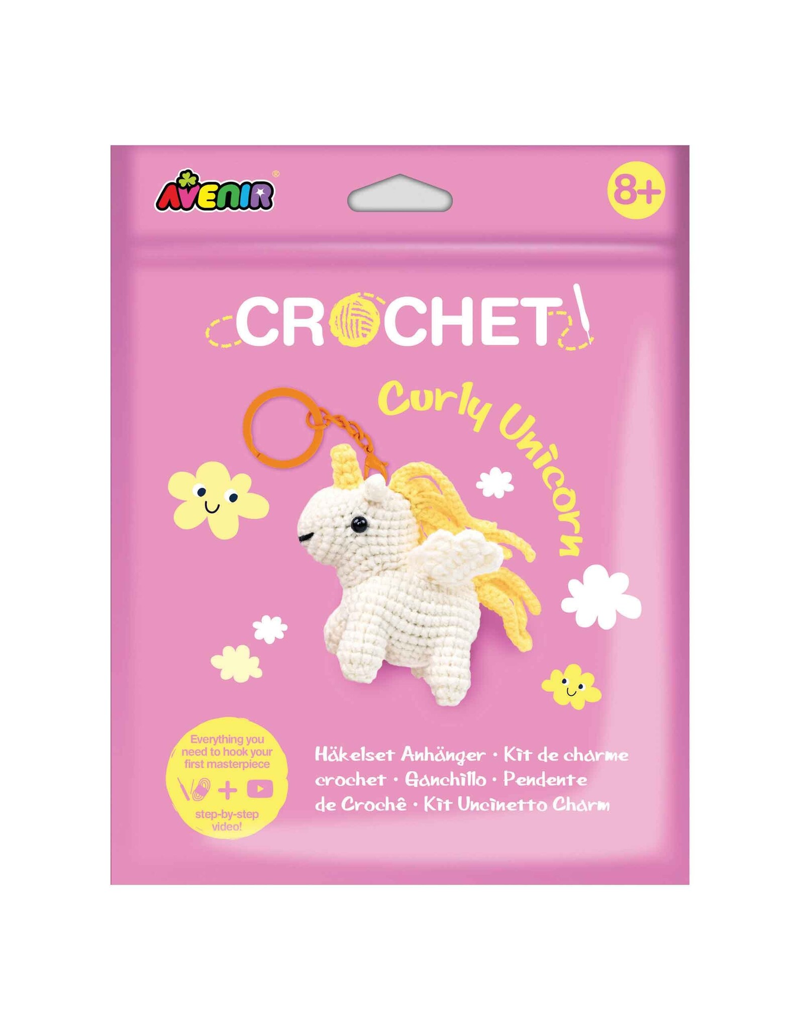 Avenir Crochet Curly Unicorn