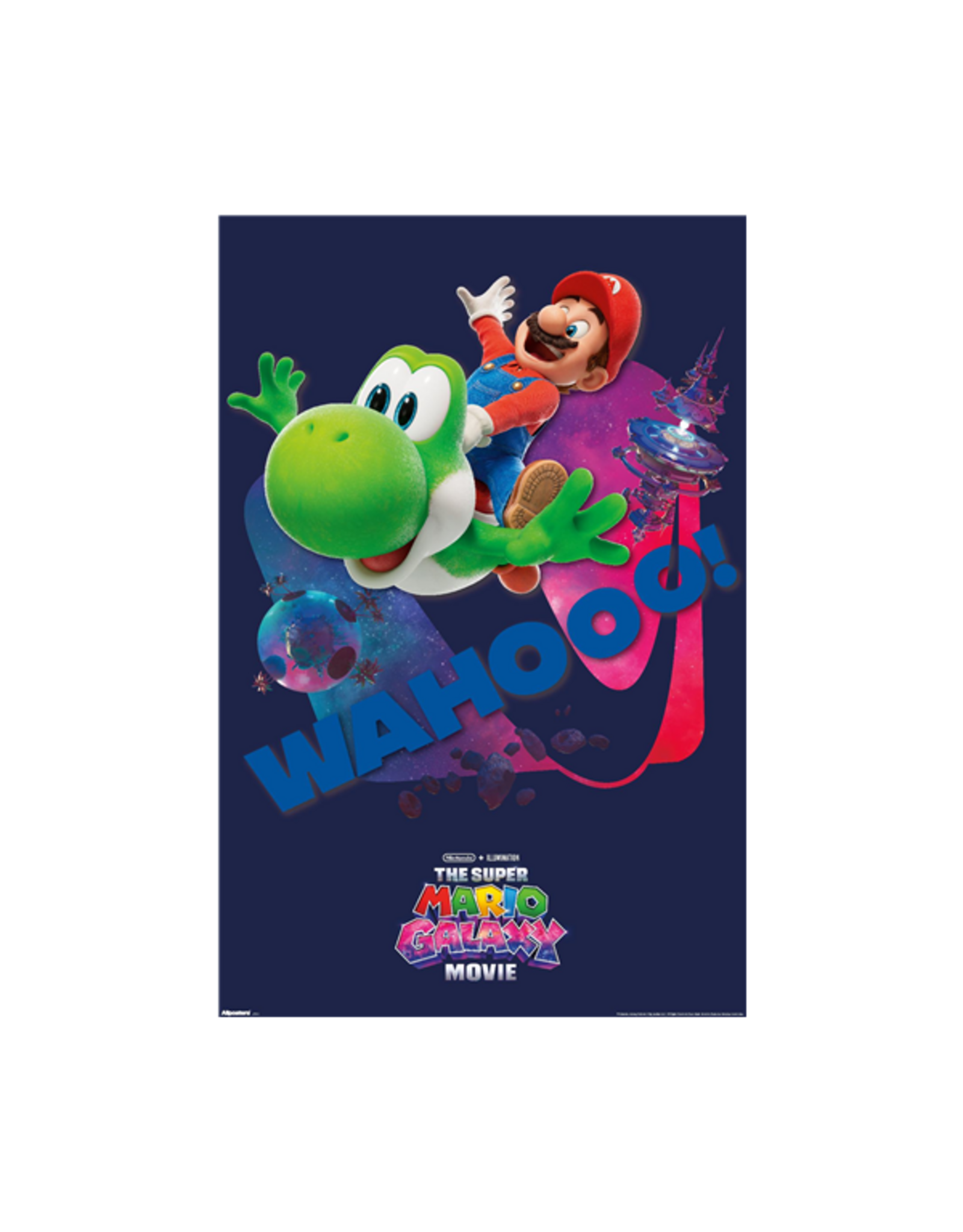 Nintendo The Super Mario Galaxy Movie (2026) - Mario & Yoshi Wahooo! Poster