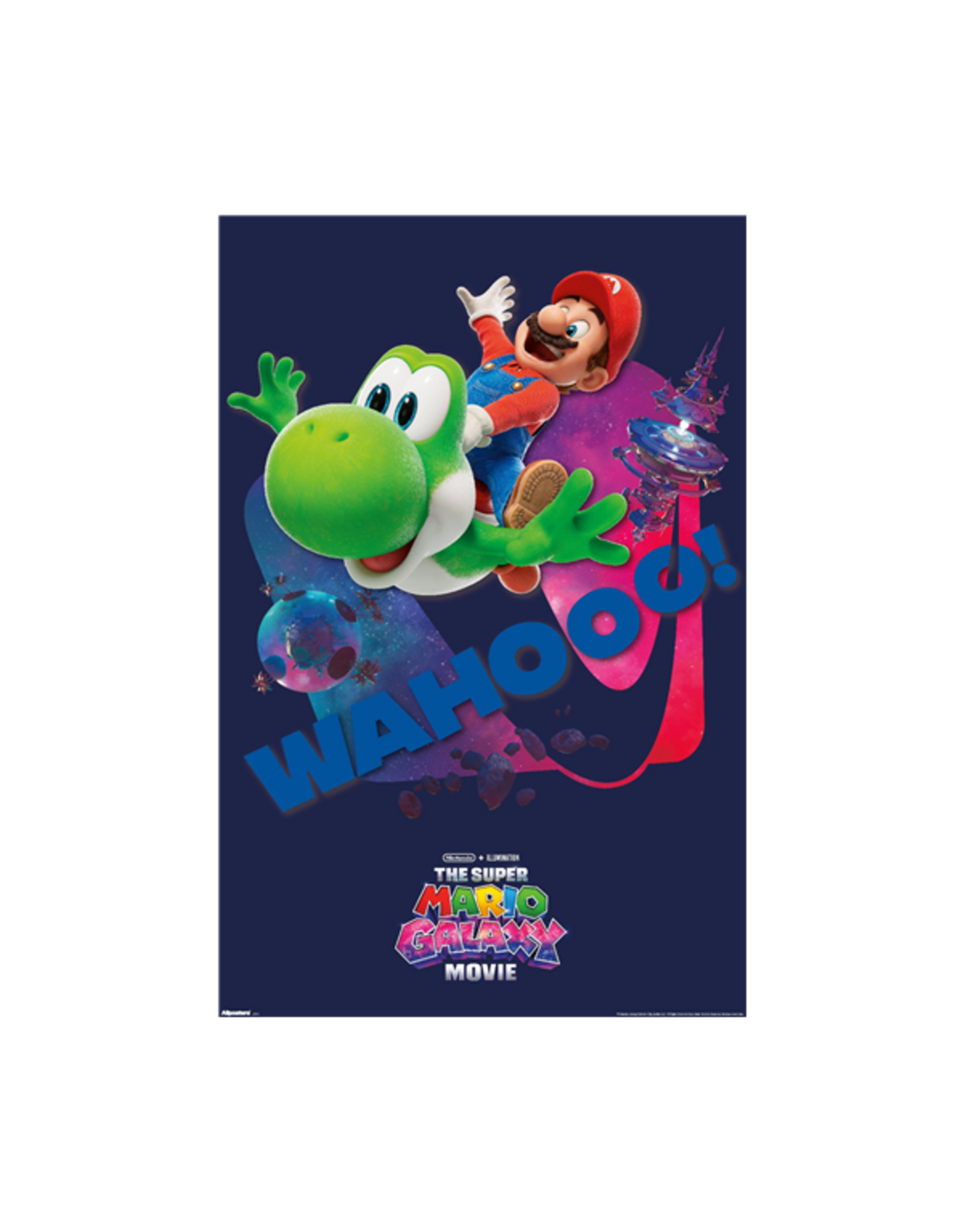 Nintendo The Super Mario Galaxy Movie (2026) - Mario & Yoshi Wahooo! Poster