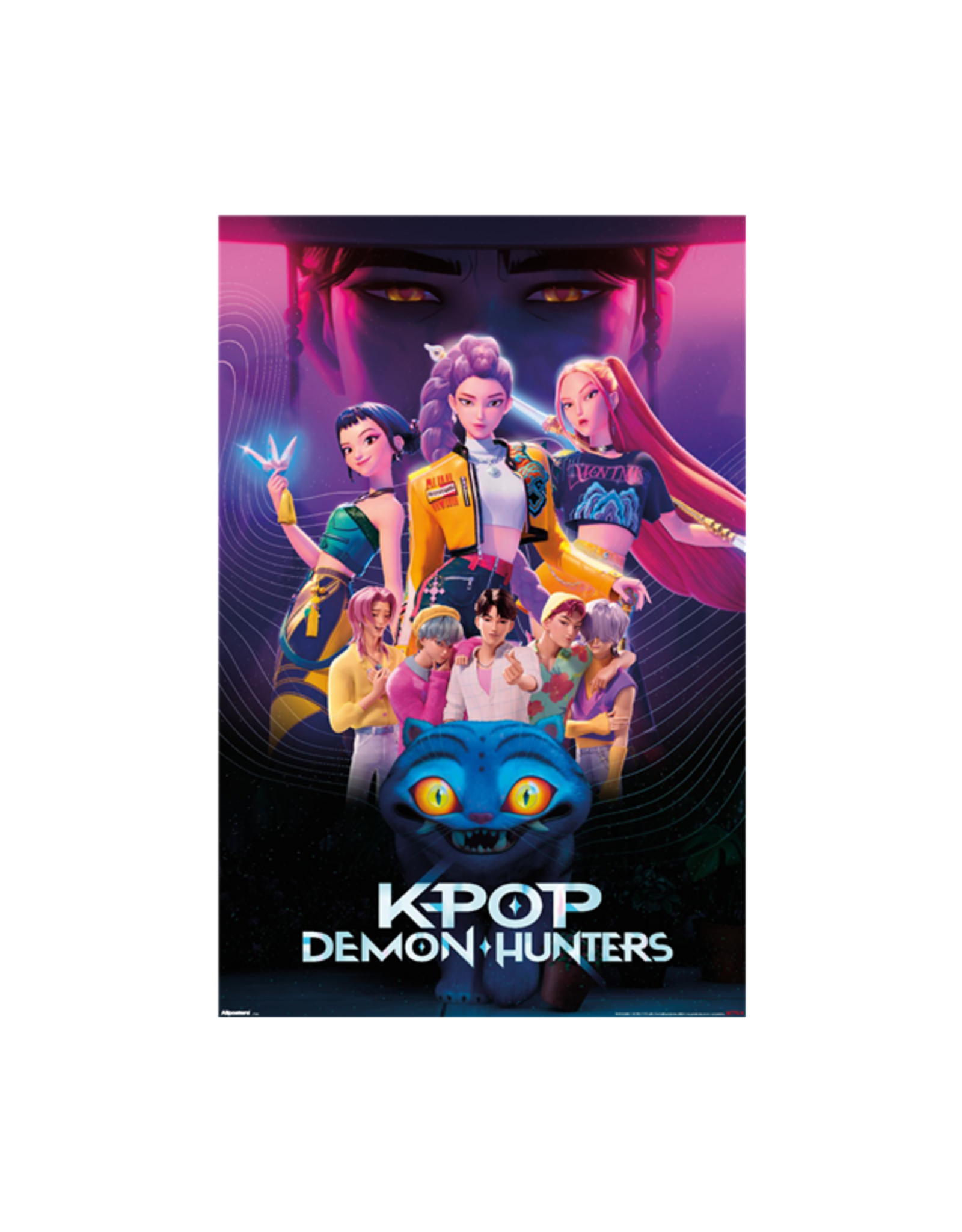 Netflix KPop Demon Hunters (2025) - Group Poster