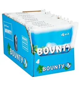 Bounty Coconut Milk Chocolate Bar 4pk 57g (British)