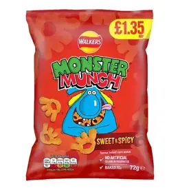 Walkers Walkers Monster Munch - Sweet & Spicy 72g (British)