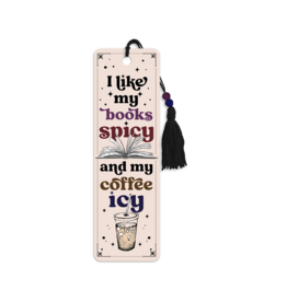 Spicy Books & Iced Coffee Bookmark