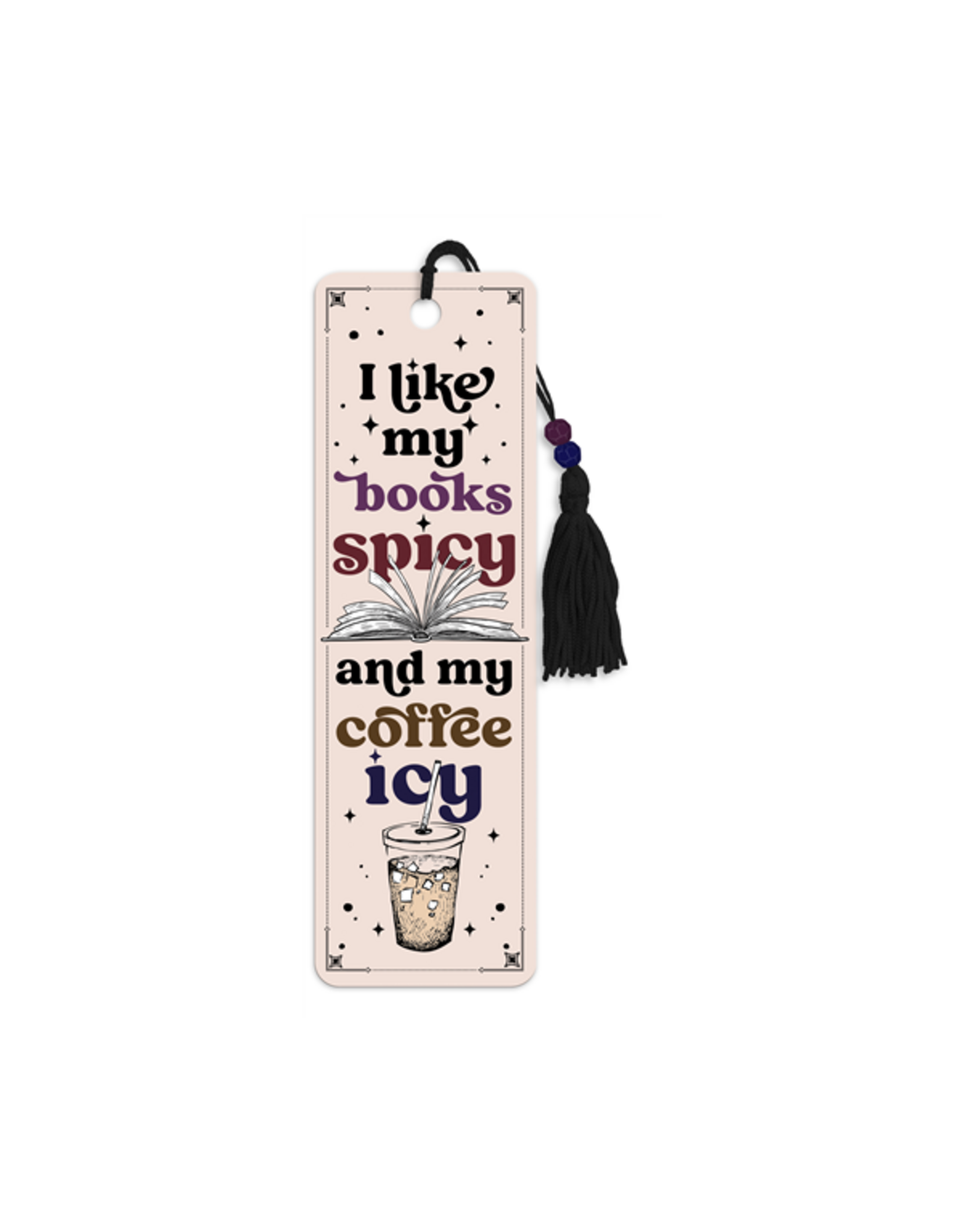 Spicy Books & Iced Coffee Bookmark