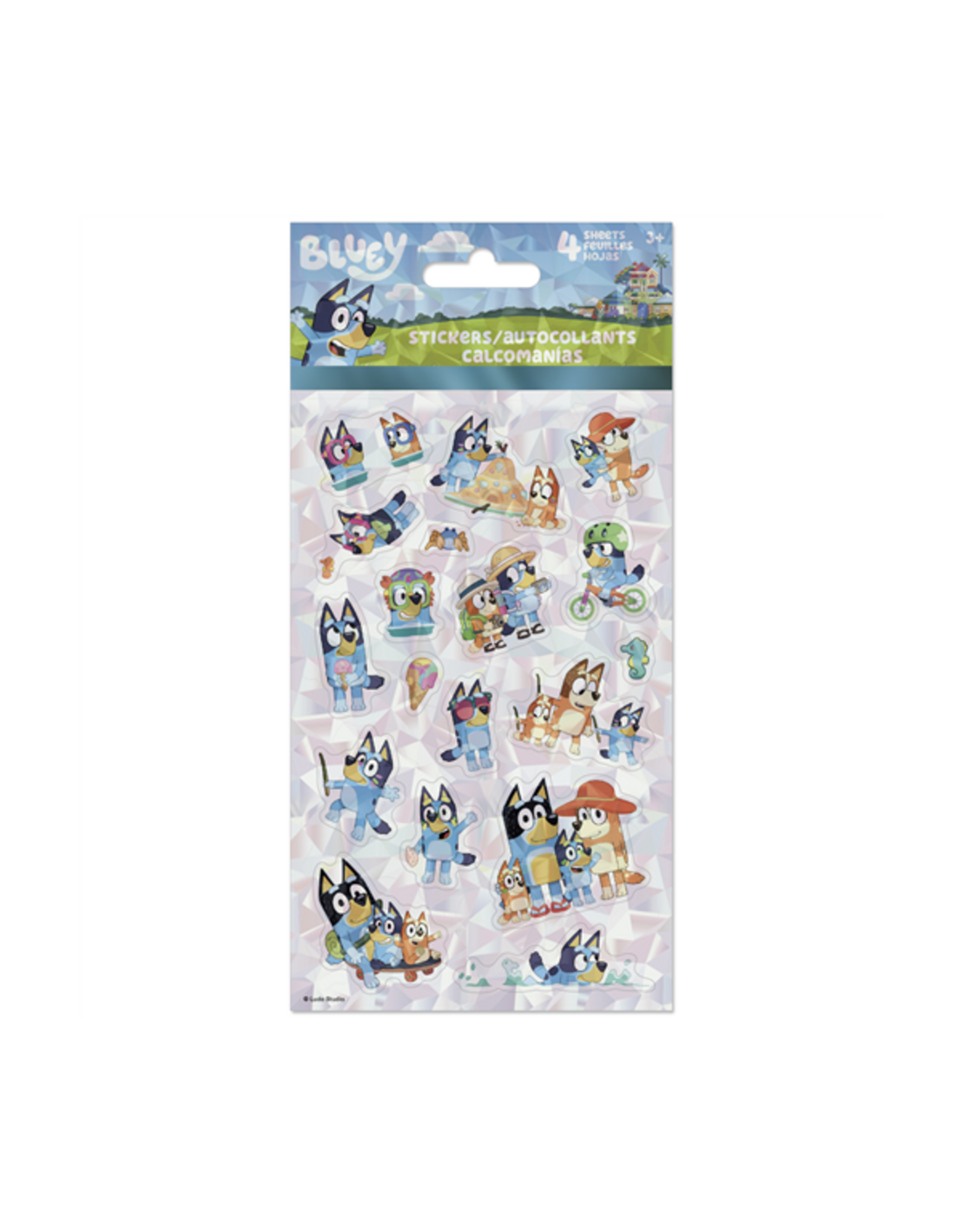 Bluey - Summer Family Trip Stickers