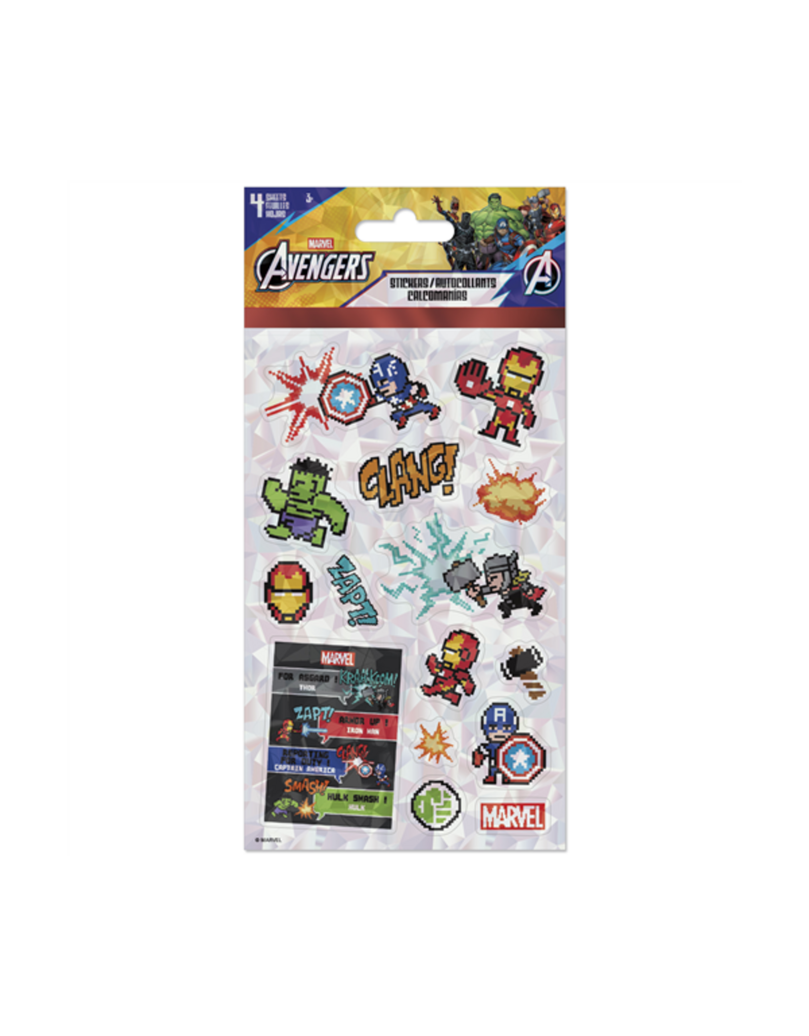 Marvel - Avengers 8 Bit Stickers
