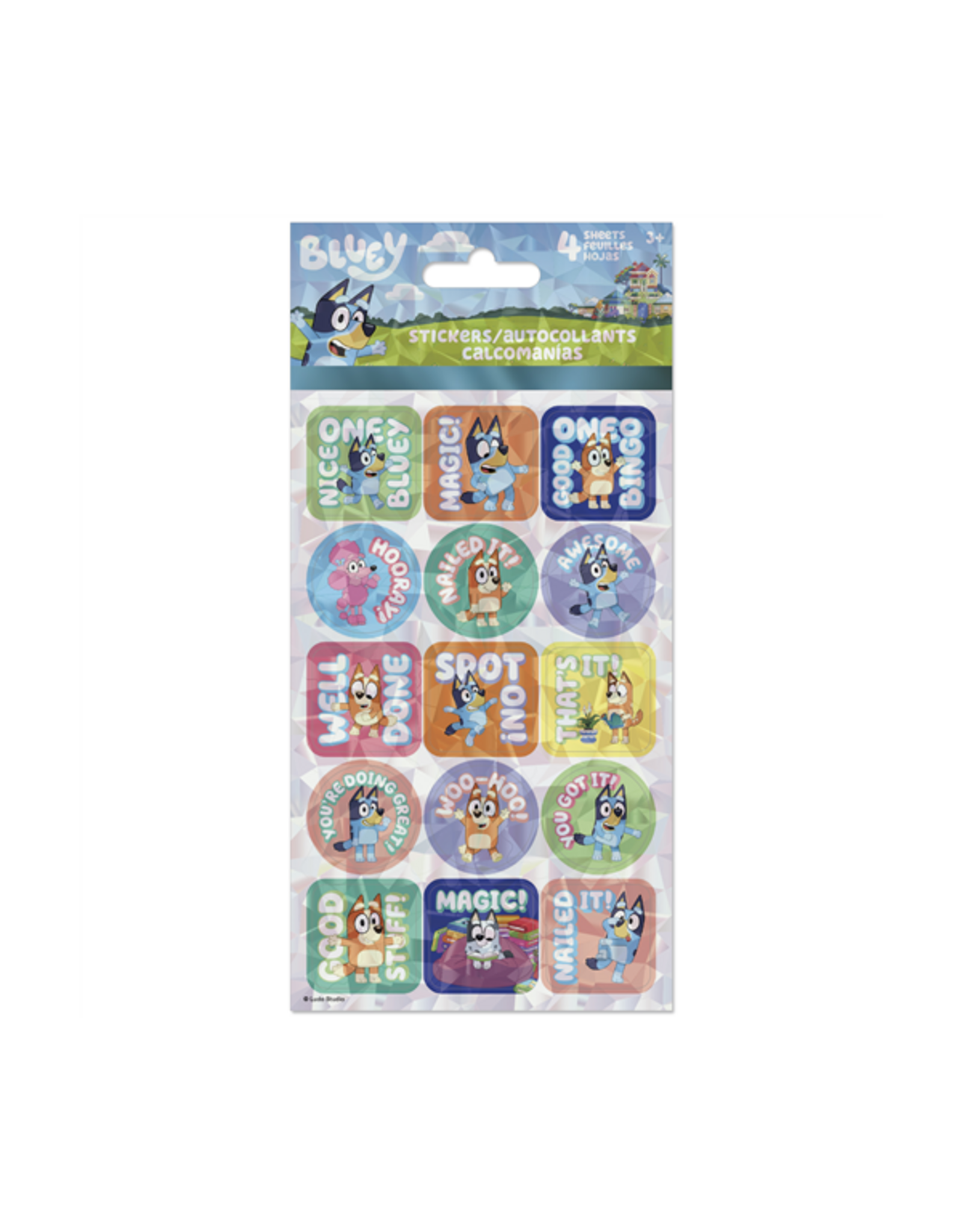Bluey Educational Stickers
